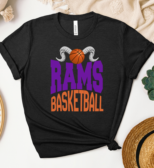 Strasburg Rams -- Rams Basketball Typography