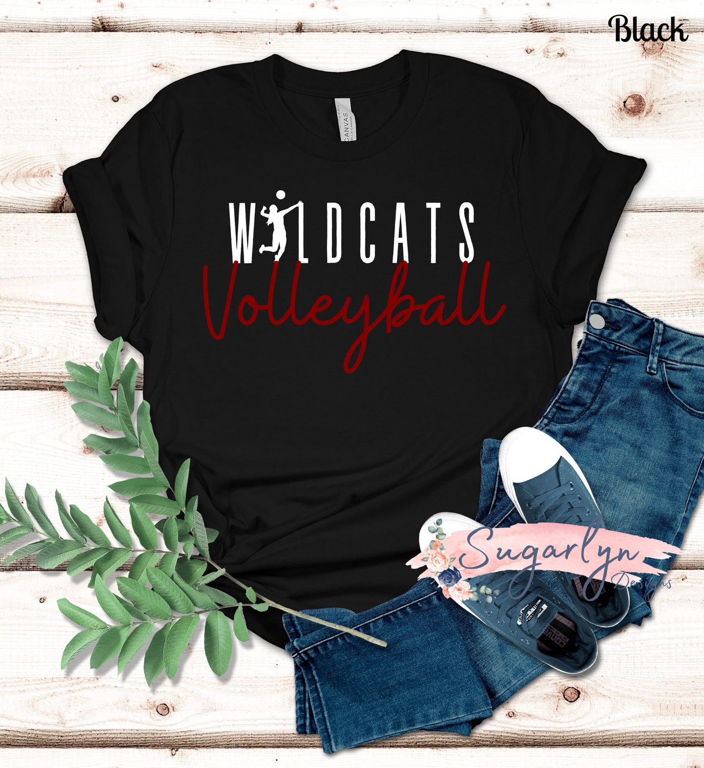 Wildcats Volleyball - Modern Script