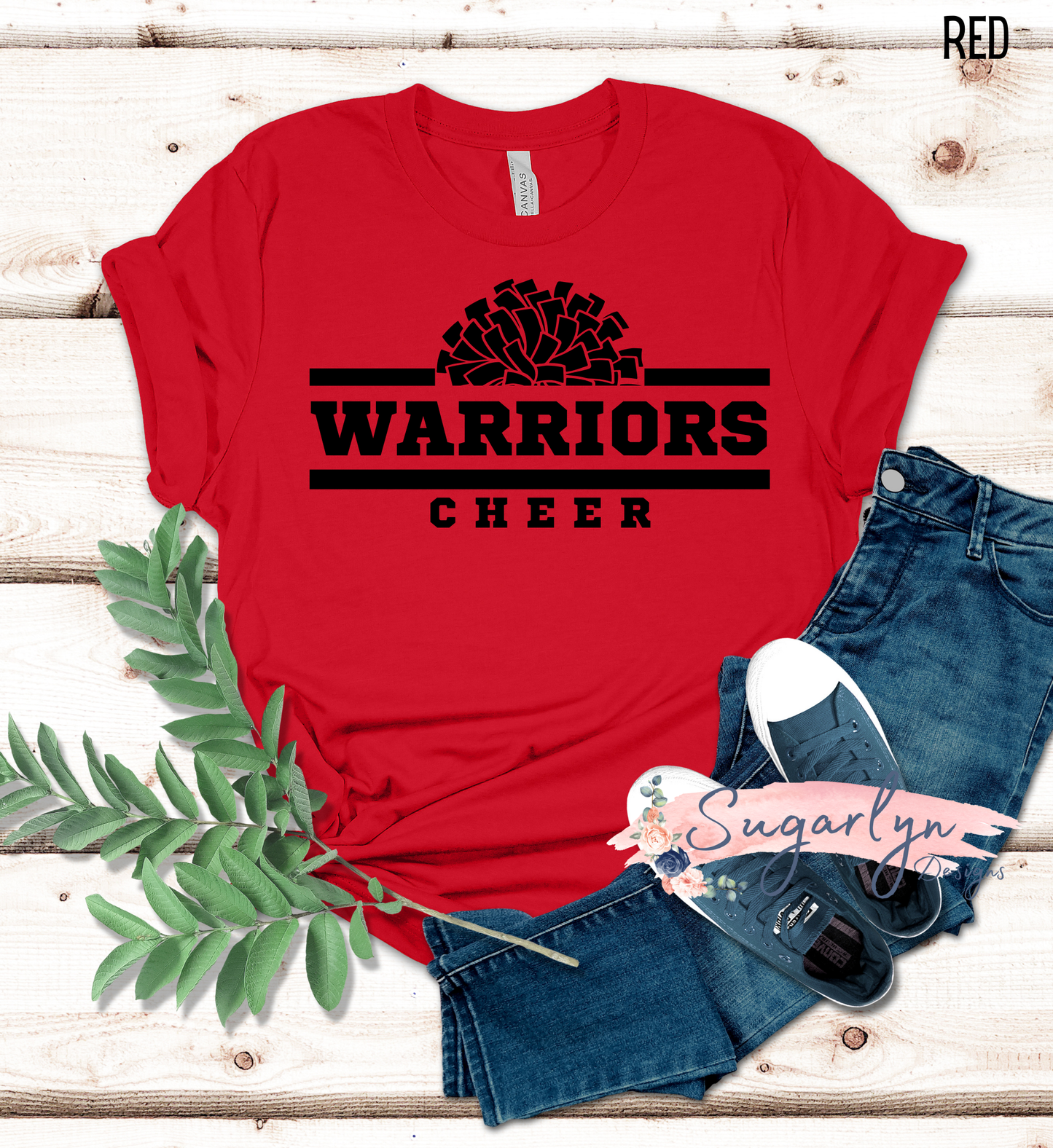 Sherando Warriors -- Warriors Cheer Black Typography