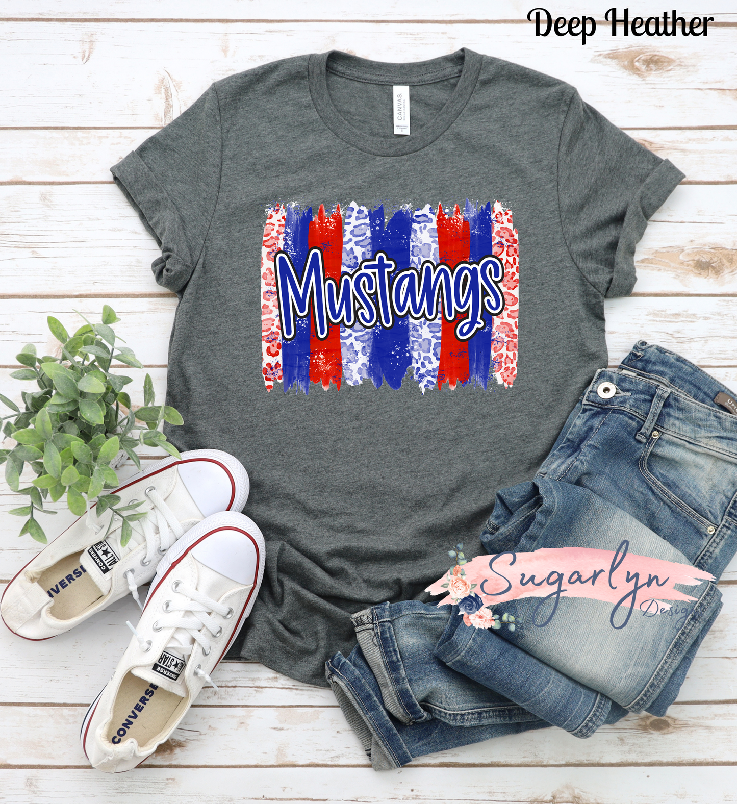 Middletown Mustangs -- Mustang Brushstroke