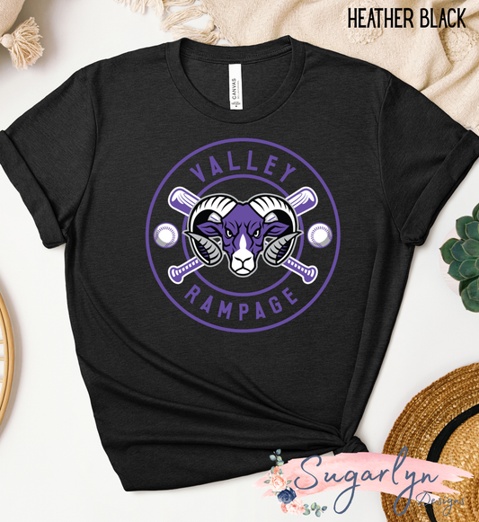 Valley Rampage Circle Logo -- Purple