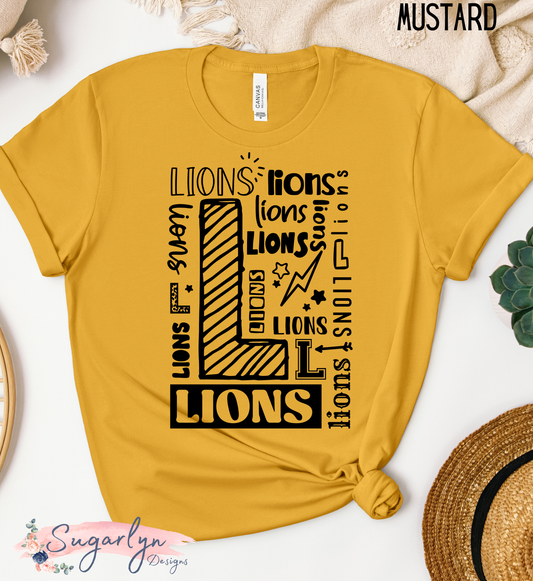 Louisa Lions -- Subway Text Typography