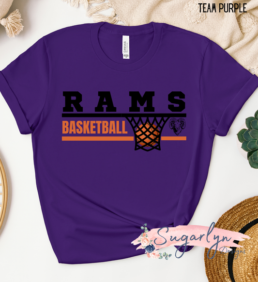 Strasburg Rams -- Rams Basketball Typography Net