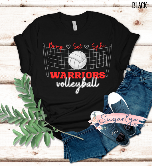 Sherando Warriors -- Warriors Volleyball Bump, Set Spike Net