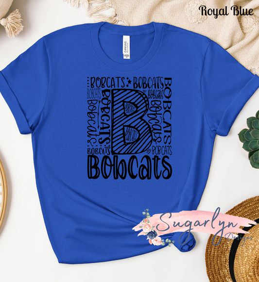 EWM Bobcats - Bobcats Typography Art