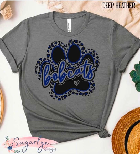 EWM Bobcats -- Leopard Paw Print