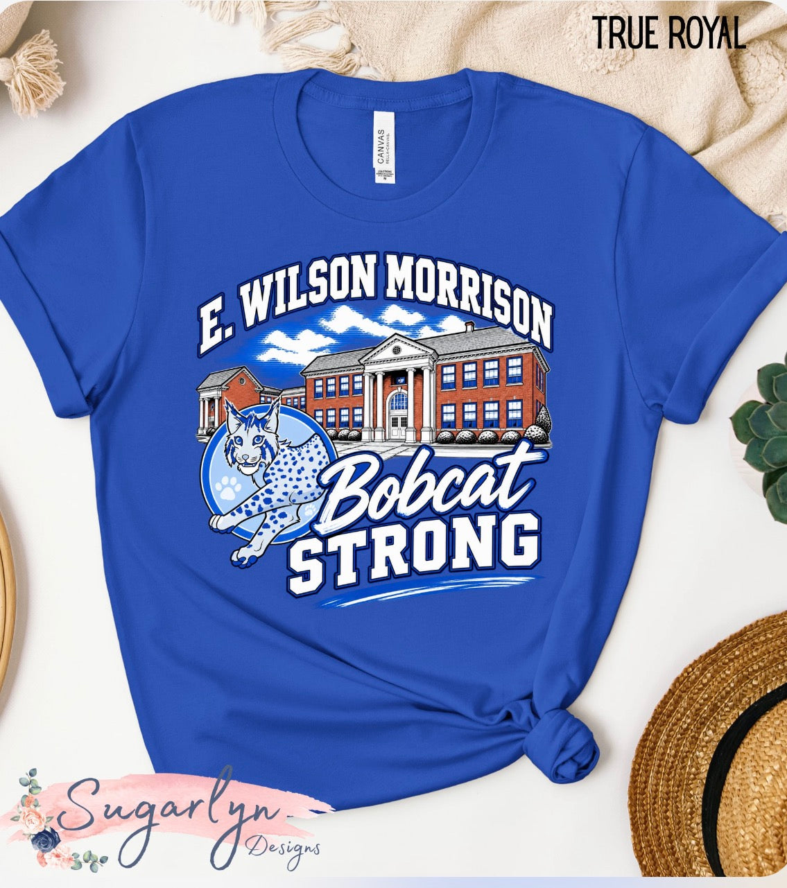 EWM Bobcats -- Bobcat Strong - White Text