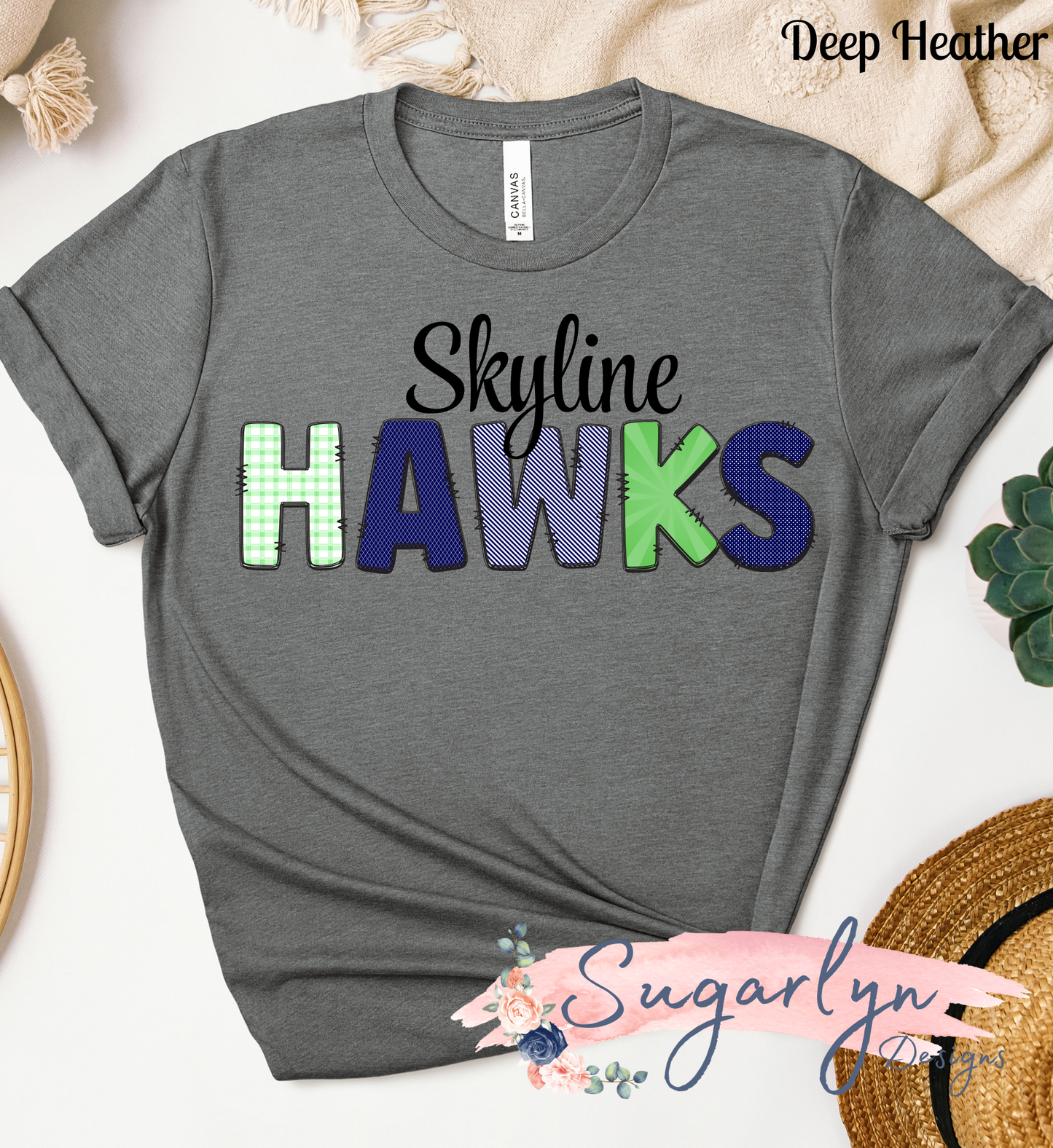 Skyline Hawks -- Doodle Letters