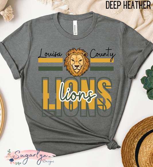 Louisa Lions -- Split Bar and Text