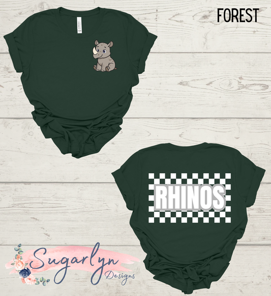 AS Rhodes Rhinos -- Rhinos Checkerboard