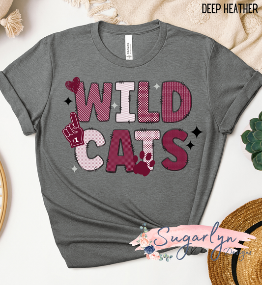 Wildcats Doodle Letter Art