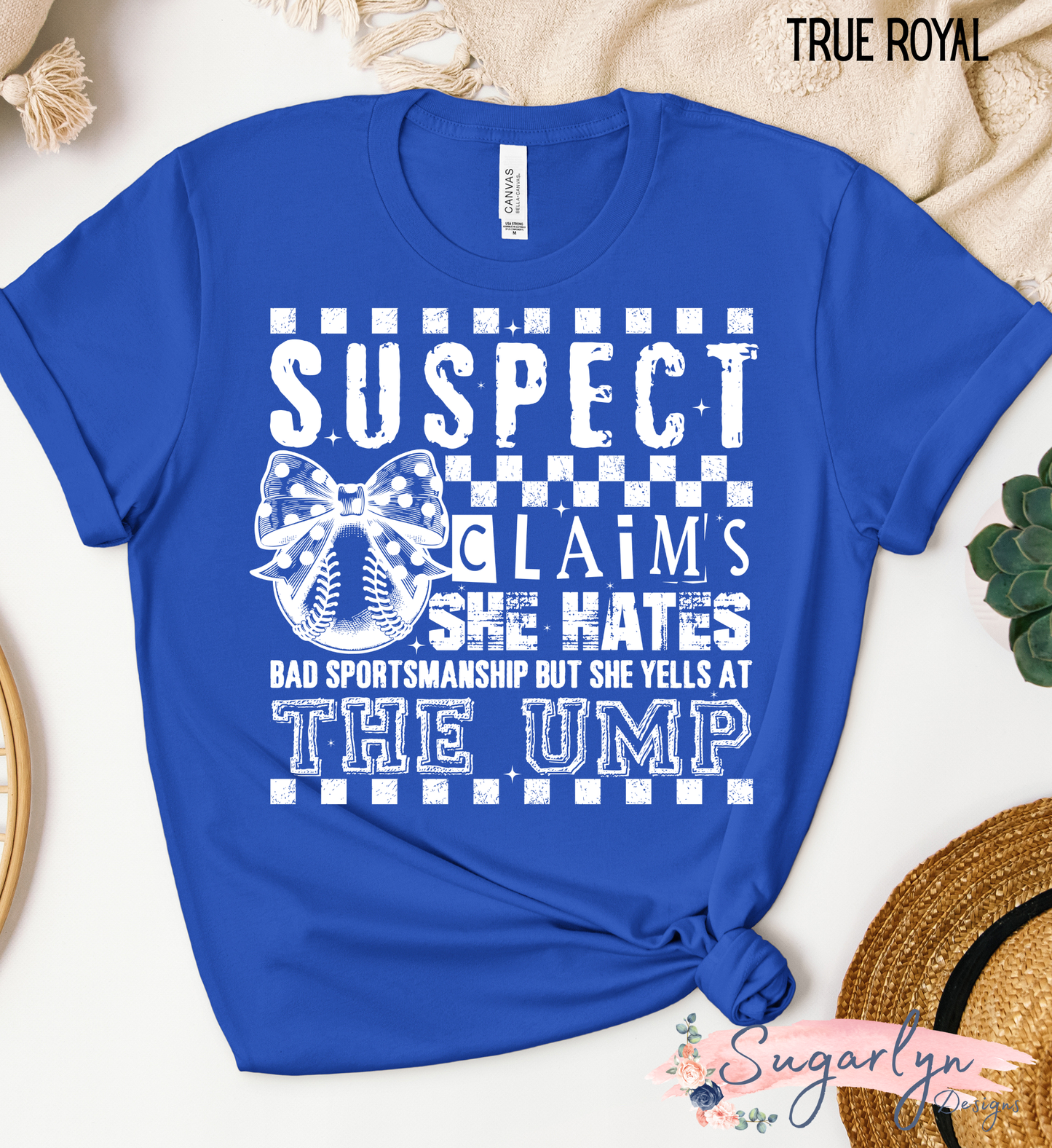 Suspect Claims, Yells at Ump -- Baseball/Softball