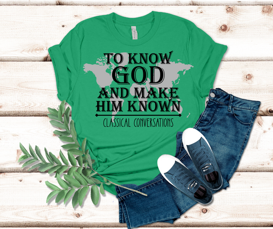 To Know God -- World Map YOUTH SIZE