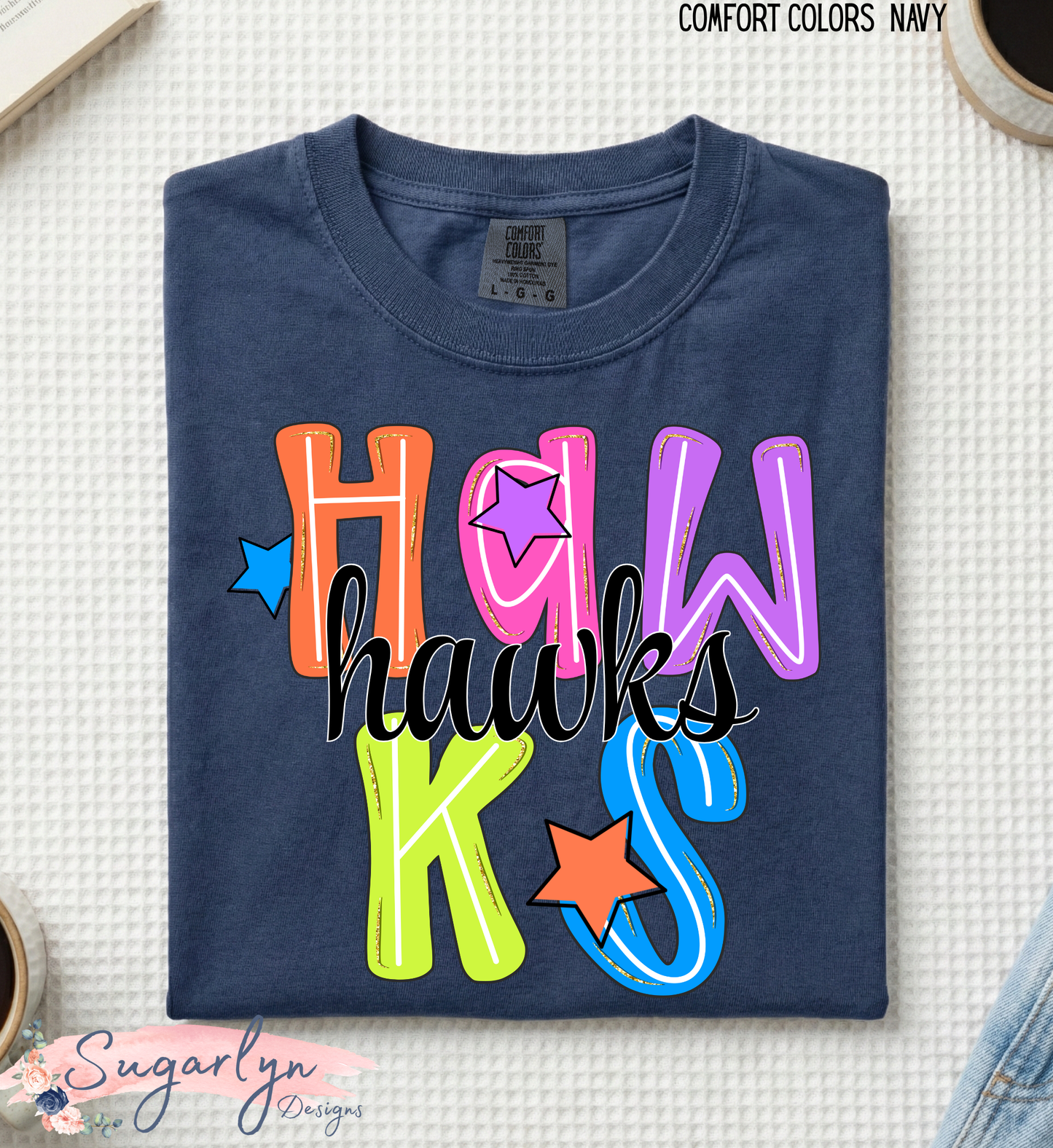 Skyline Hawks -- Neon Letters