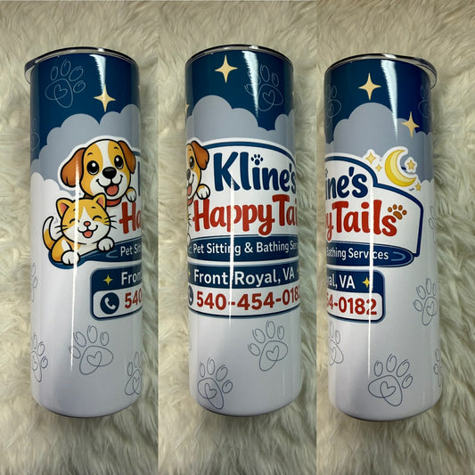 Kline's Happy Tails 20 oz. Tumbler