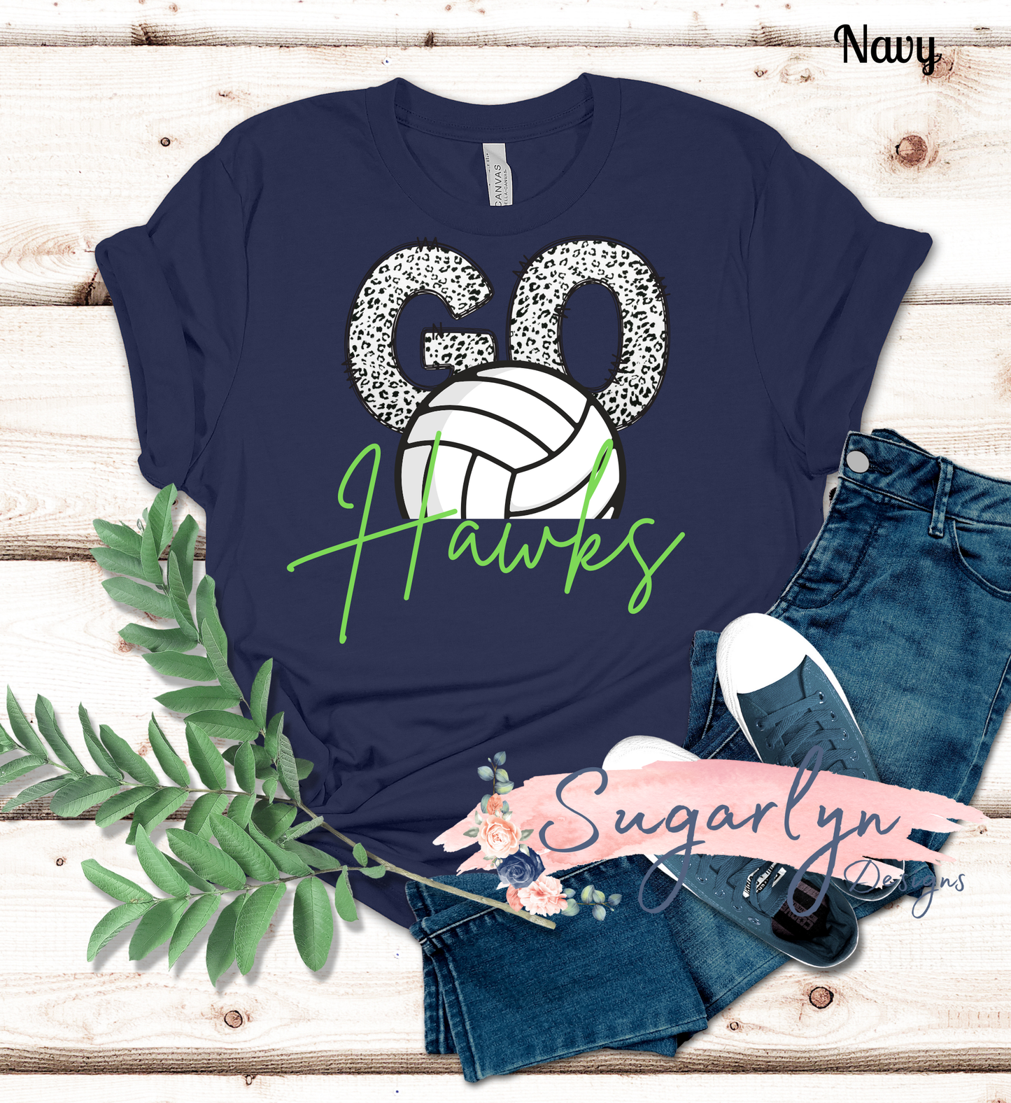 Skyline Hawks Volleyball - GO Leopard Print