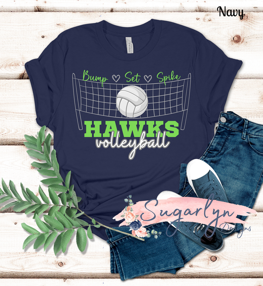 Skyline Hawks Volleyball - Bump, Set, Spike