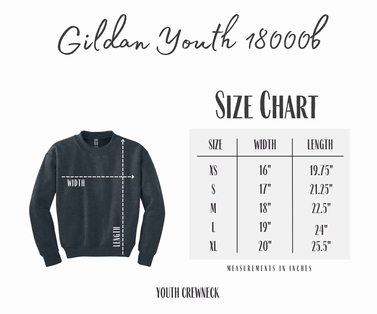 G.R.O.W -- White Design YOUTH SIZE