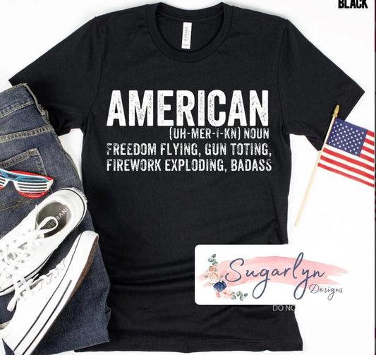 Freedom Flying American -- White