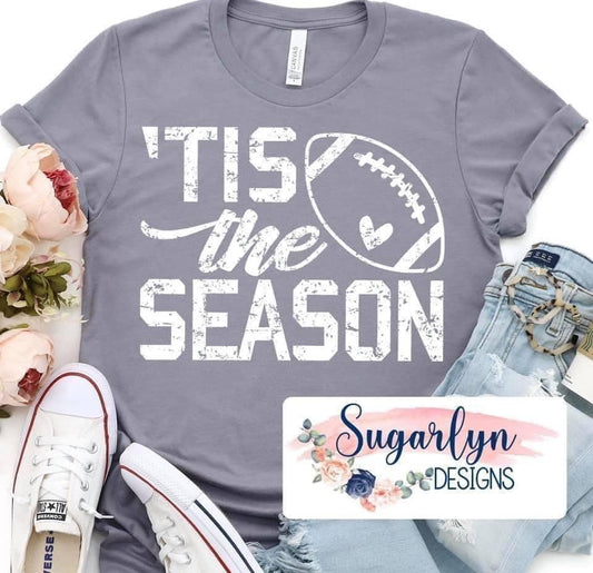 Tis the Season Football  -- White