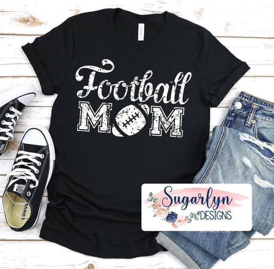 Football Mom  -- White