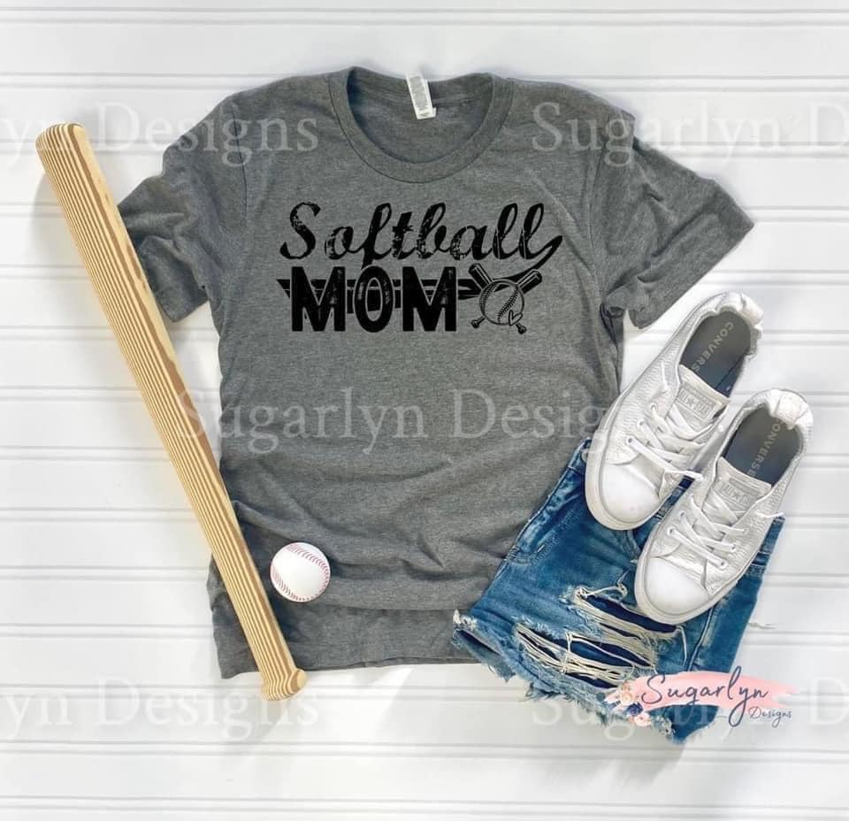 Softball Mom -- Black