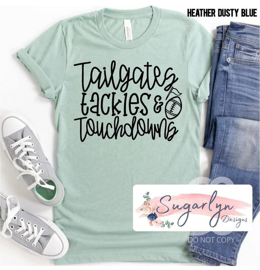 Tailgates, Tackles & Touchdowns  -- Black