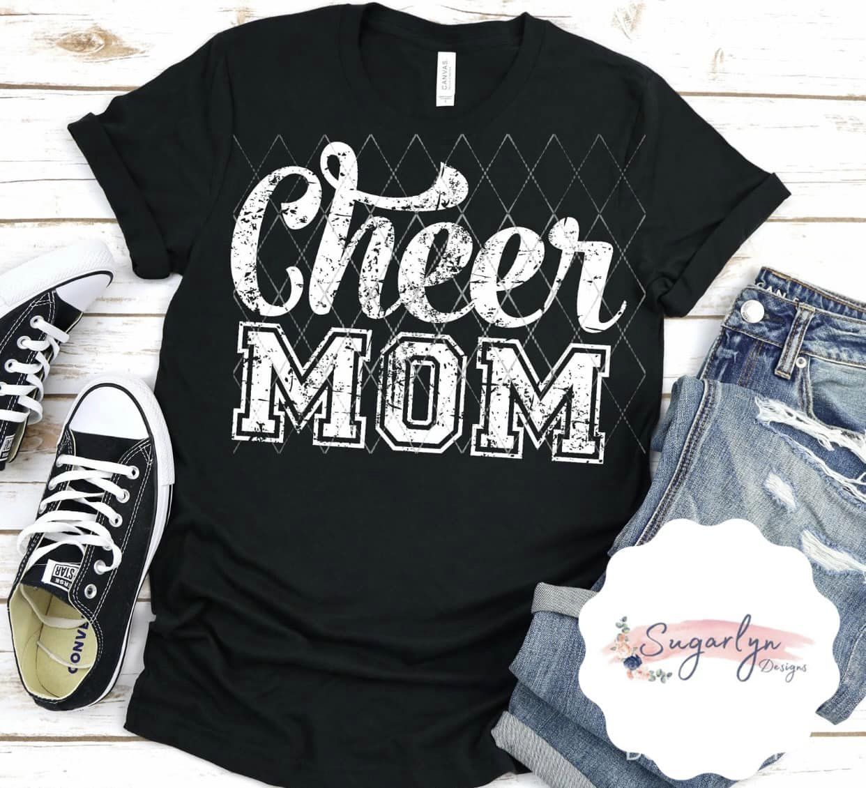 Cheer Mom -- White