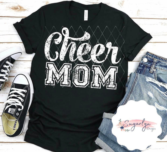 Cheer Mom -- White