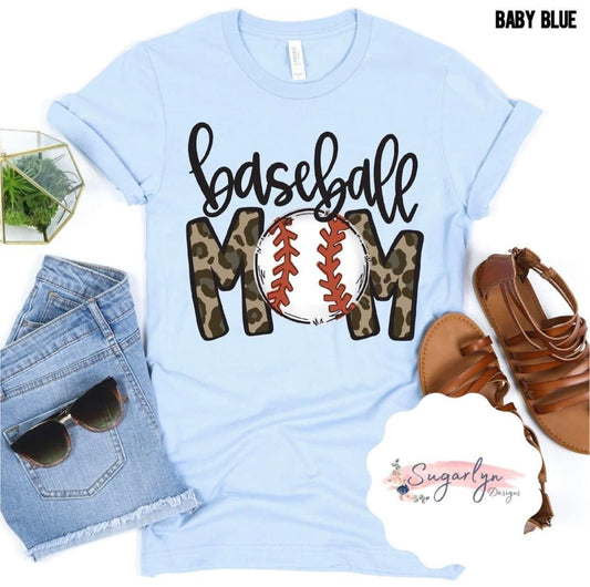 Baseball Mom -- Leopard