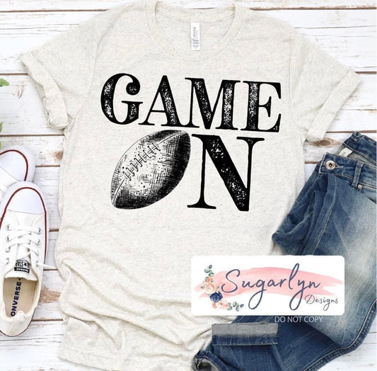 Game On Football -- Black