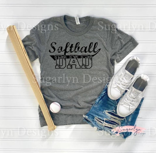 Softball Dad -- Black