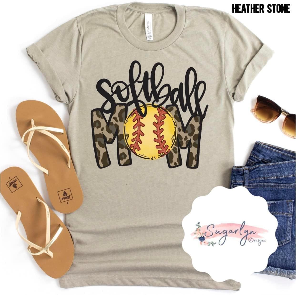 Softball Mom -- Leopard