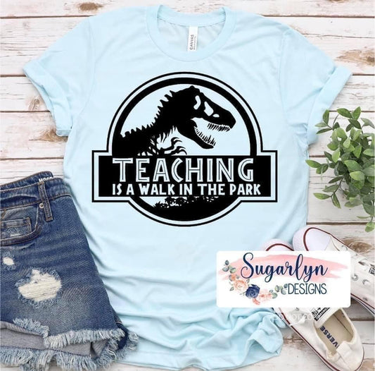 Teaching is a Walk in the Park -- Black