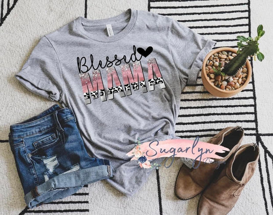 Blessed Mama -- Black & Pink