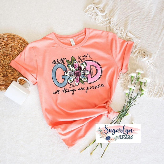 With God -- Blue/Pink