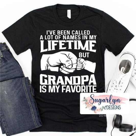 Grandpa is My Favorite Name -- White