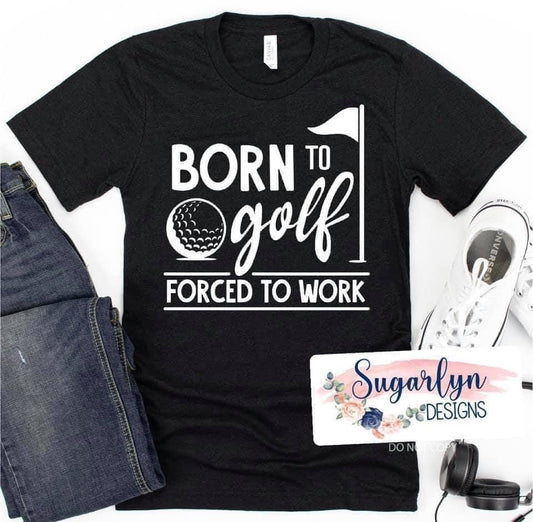 Born to Golf, Forced to Work -- White