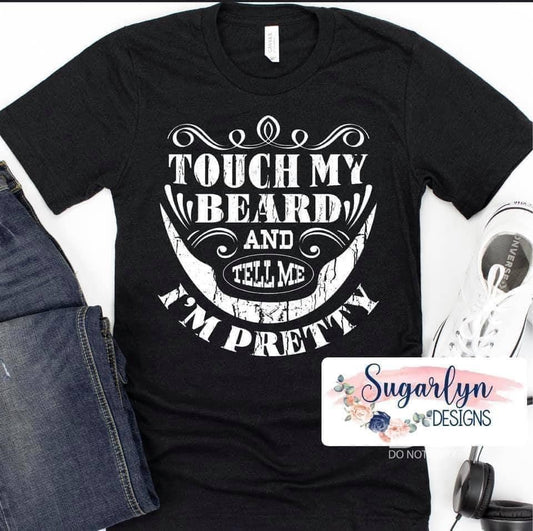 Touch My Beard -- White