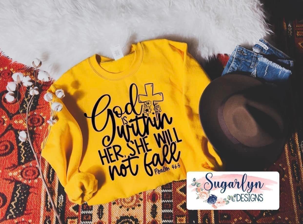 God is Within Her -- Black