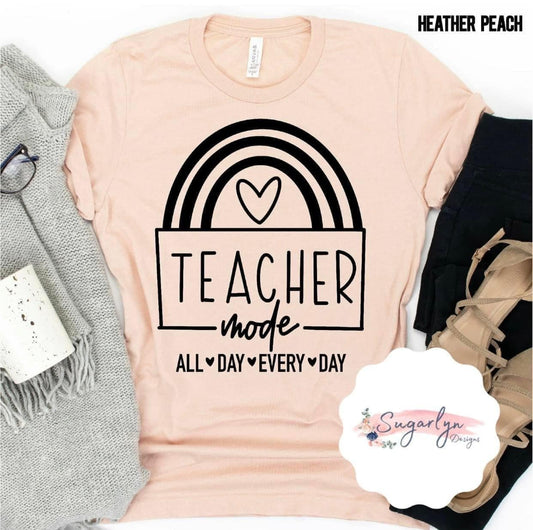 Teacher Mode Rainbow -- Black