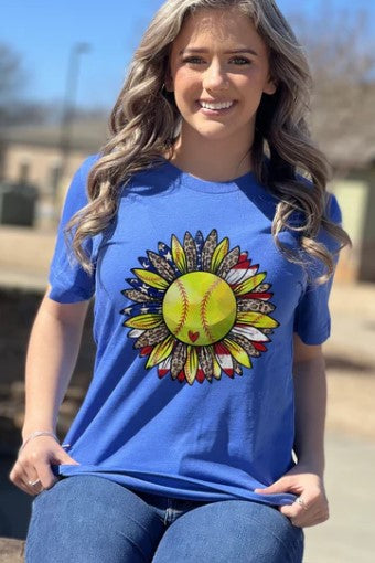 Softball Sunflower