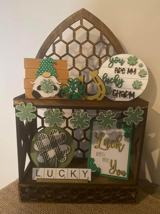 Lucky Charm Tiered Tray Set